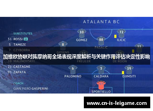 加维欧协联对阵摩纳哥全场表现深度解析与关键作用评估决定性影响